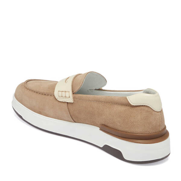 Vizon Süet Deri Erkek Loafer - E24I1AY56786-A02 - 2