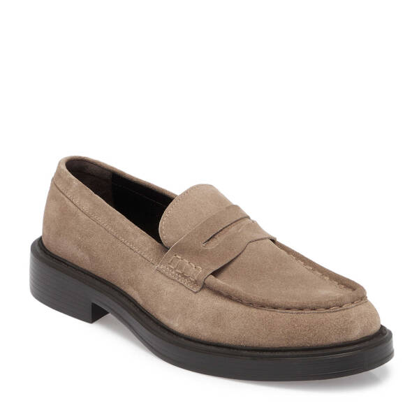 Vizon Süet Deri Erkek Loafer - E24S1AY57041-A02 - 1