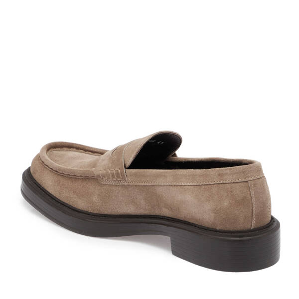 Vizon Süet Deri Erkek Loafer - E24S1AY57041-A02 - 2