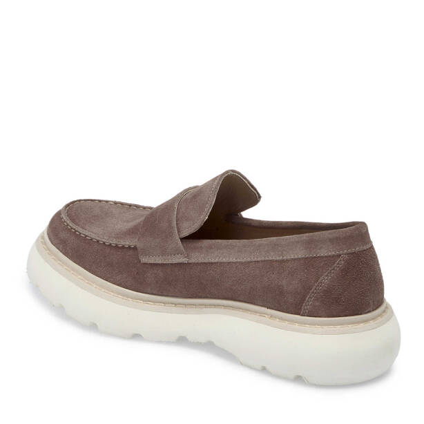 Vizon Hakiki Süet Deri Erkek Loafer - E25I1AY57237-A02 - 3