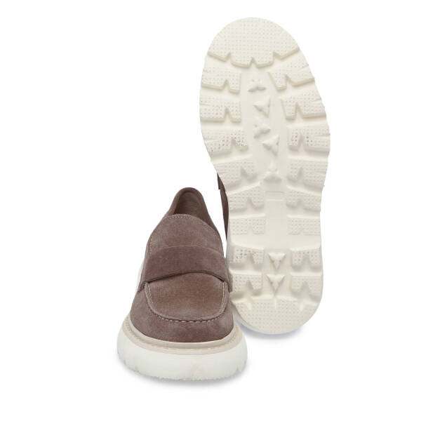 Vizon Hakiki Süet Deri Erkek Loafer - E25I1AY57237-A02 - 4