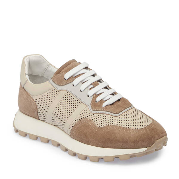 Vizon Hakiki Süet Deri Erkek Sneaker - E24I1AY56733-A02 - 2