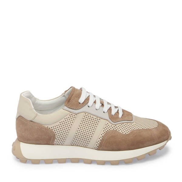 Vizon Hakiki Süet Deri Erkek Sneaker - E24I1AY56733-A02 - 1
