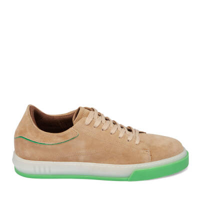 Vizon Süet Deri Erkek Sneaker - E24I1AY56848-A84 - 3