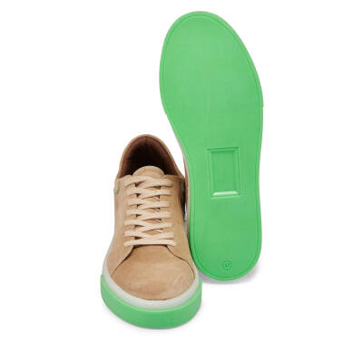 Vizon Süet Deri Erkek Sneaker - E24I1AY56848-A84 - 4