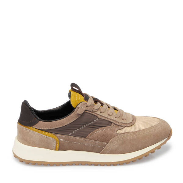 Vizon Süet Deri Erkek Sneaker - E25I1AY57373-A02 - 1