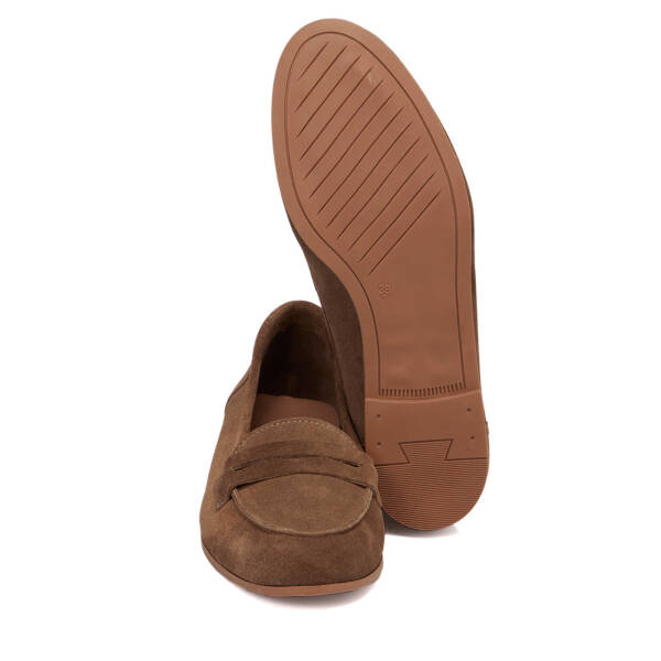 Vizon Hakiki Süet Deri Kadın Babet - K25I1AY67762-A02 - 4