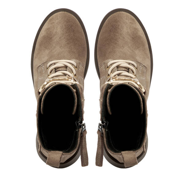 Vizon Hakiki Süet Deri Kadın Bot - K24K1BT67740-A02 - 5