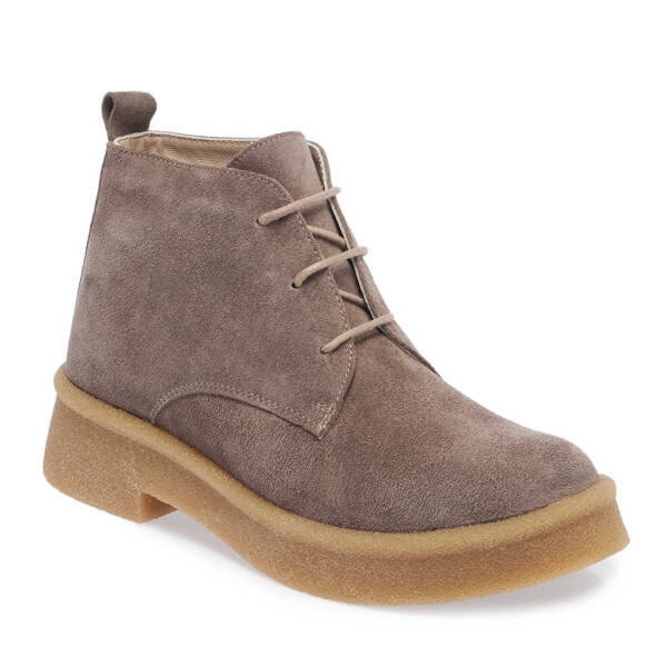 Vizon Hakiki Süet Deri Kadın Bot - K25K1BT68143-T86 - 2