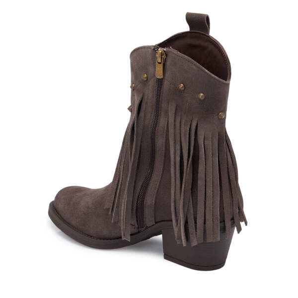 Vizon Süet Deri Kadın Bot - K25K1BT68313-A02 - 2