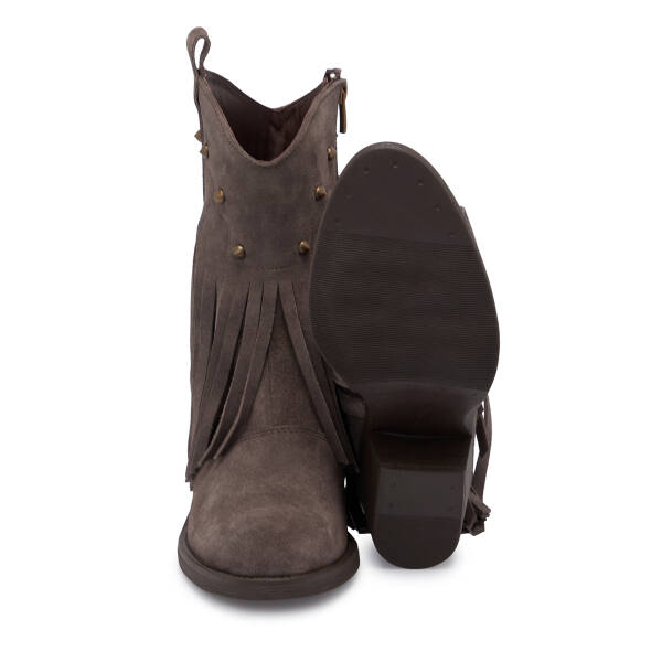 Vizon Süet Deri Kadın Bot - K25K1BT68313-A02 - 4