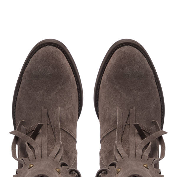 Vizon Süet Deri Kadın Bot - K25K1BT68313-A02 - 5