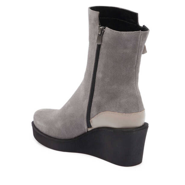 Vizon Süet Deri Kadın Casual Bot - K23K1BT66838-A02 - Tergan