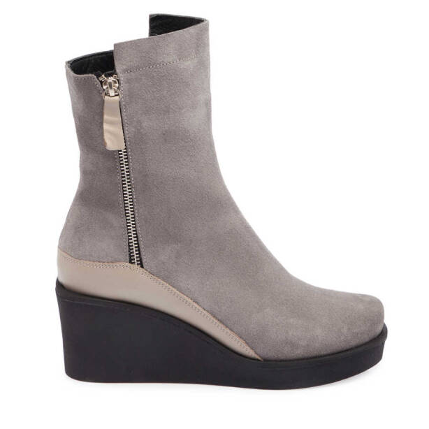 Vizon Süet Deri Kadın Casual Bot - K23K1BT66838-A02 - Tergan