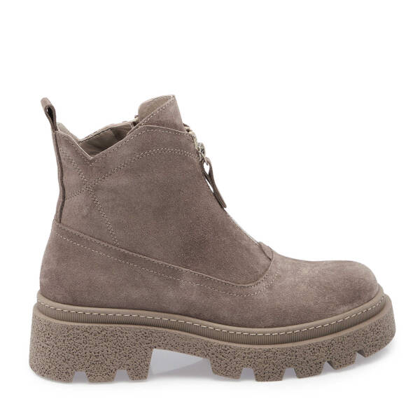 Vizon Süet Deri Kadın Casual Bot - K24K1BT67556-A02 - 3