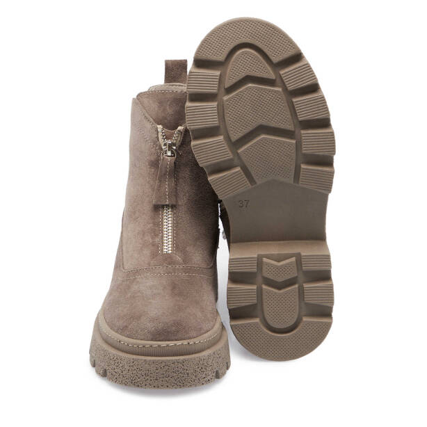 Vizon Süet Deri Kadın Casual Bot - K24K1BT67556-A02 - 4