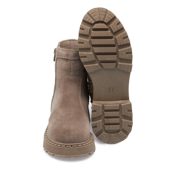 Vizon Süet Deri Kadın Casual Bot - K24K1BT67557-A02 - 4