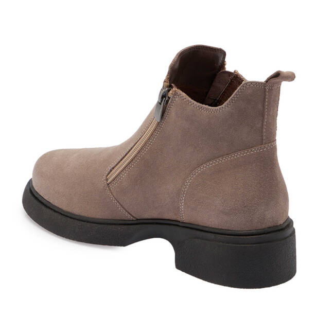 Vizon Süet Deri Kadın Casual Bot - K24K1BT67560-A02 - Tergan