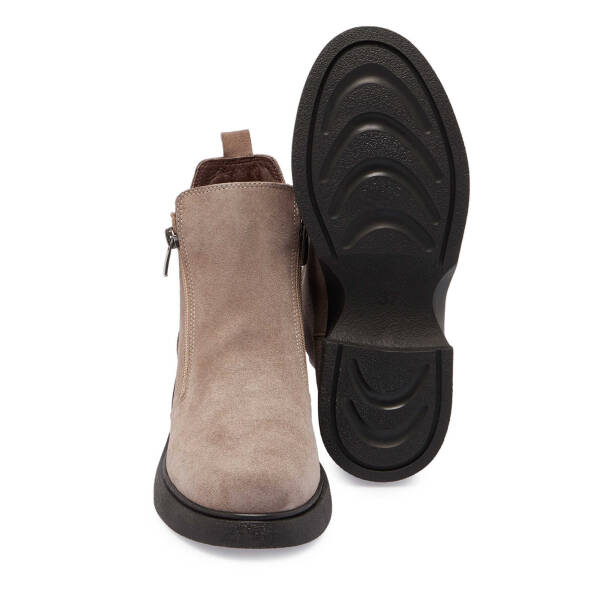 Vizon Süet Deri Kadın Casual Bot - K24K1BT67560-A02 - 4