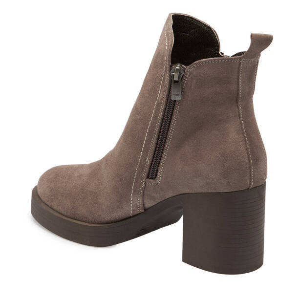 Vizon Süet Deri Kadın Casual Bot - K24K1BT67563-A02 - Tergan