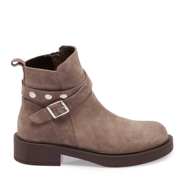 Vizon Süet Deri Kadın Casual Bot - K24K1BT67564-A02 - Tergan