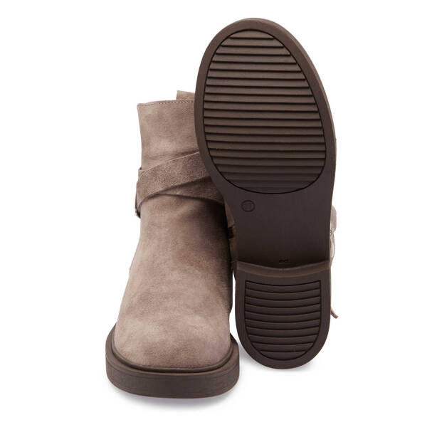 Vizon Süet Deri Kadın Casual Bot - K24K1BT67564-A02 - Tergan