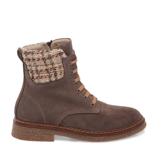 Vizon Süet Deri Kadın Casual Bot - K24K1BT67661-A02 - 3