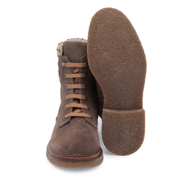 Vizon Süet Deri Kadın Casual Bot - K24K1BT67661-A02 - 4