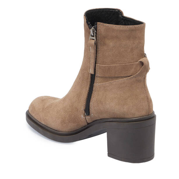 Vizon Süet Deri Kadın Casual Bot - K24K1BT67746-A02 - Tergan