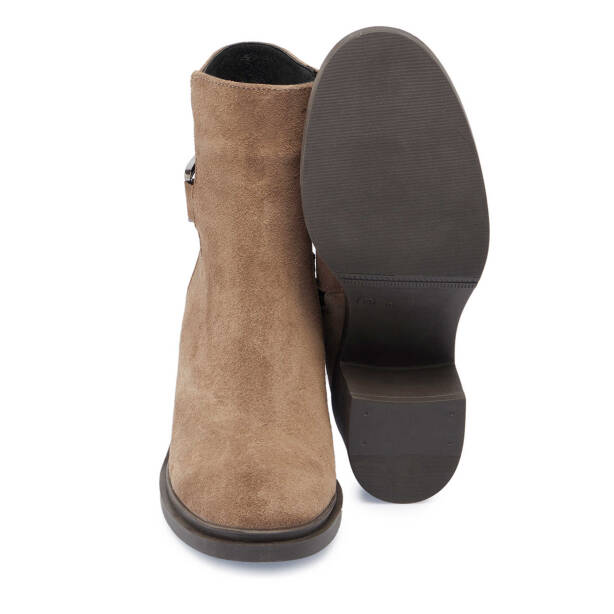 Vizon Süet Deri Kadın Casual Bot - K24K1BT67746-A02 - Tergan