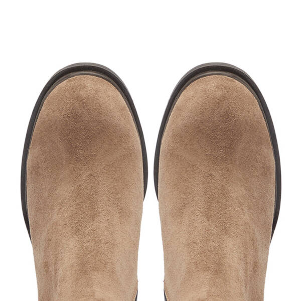 Vizon Süet Deri Kadın Casual Bot - K24K1BT67746-A02 - 5