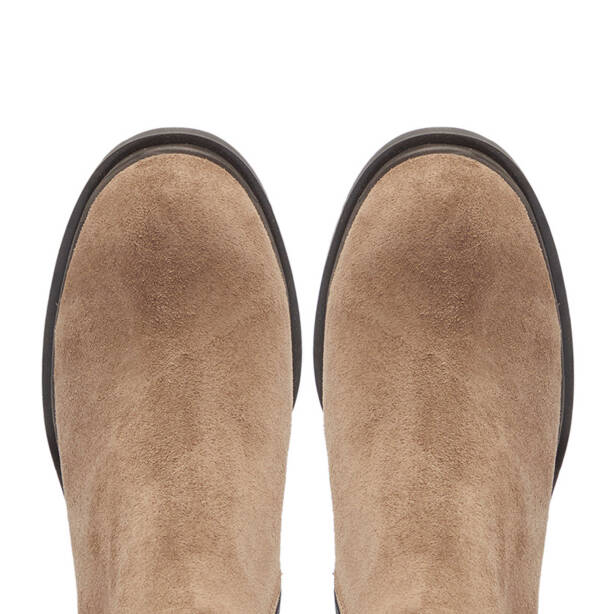 Vizon Süet Deri Kadın Casual Bot - K24K1BT67746-A02 - 5