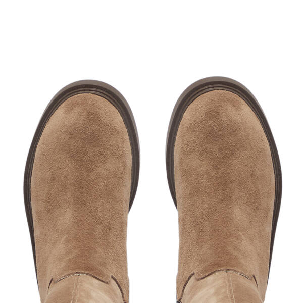 Vizon Süet Deri Kadın Casual Çizme - K24K1CM67745-A02 - 5