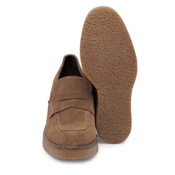 Vizon Süet Deri Kadın Dolgu Topuklu Ayakkabı - K25S1AY68328-A02 - 4