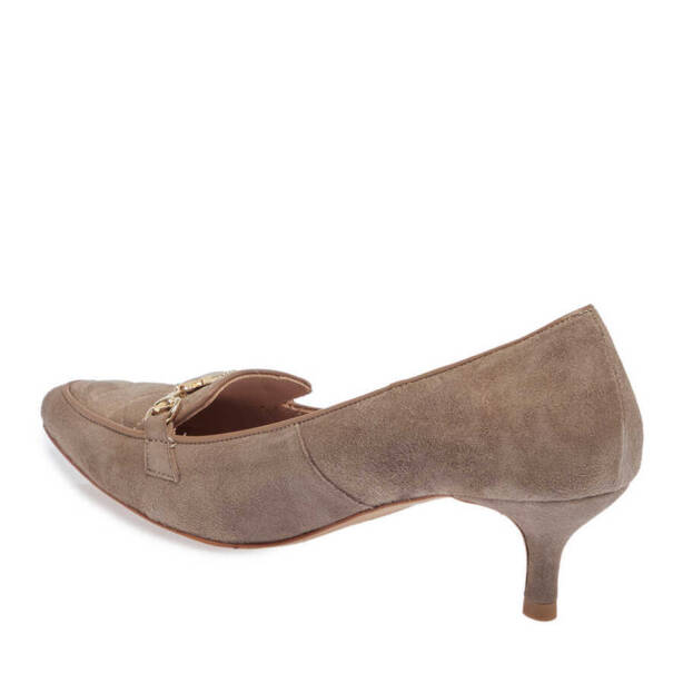 Vizon Hakiki Süet Deri Kadın Stiletto - K24I1AY67467-A02 - 3