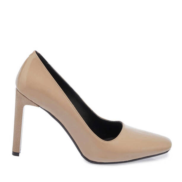 Vizon Vegan Kadın Topuklu Ayakkabı - K24I1AY67469-Q4X - Tergan