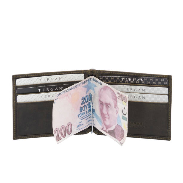 Yeşil Hakiki Deri Erkek Cüzdan - S1CE00001399-U7H - 3