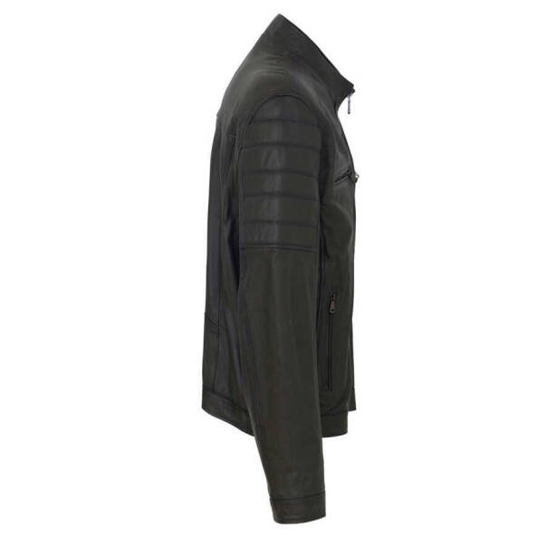 Yeşil Deri Erkek Deri Mont - E23BDM310545-T1M - 3