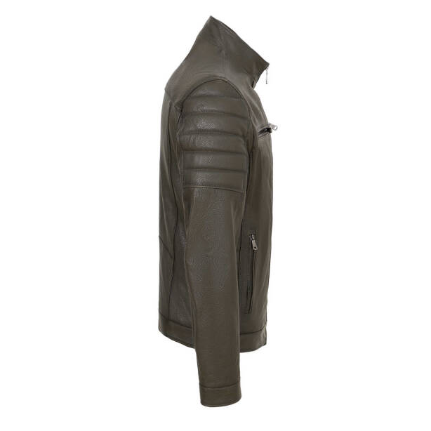 Yeşil Deri Erkek Deri Mont - E23KDM310544-T1M - 3