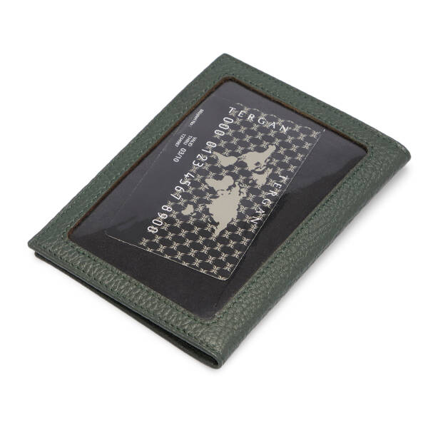 Yeşil Hakiki Deri Erkek Kimlik Kabı - S1KI00001582-C47 - 3