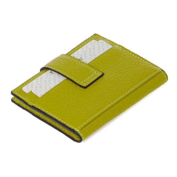 Yeşil Deri Erkek Kredi Kartlık - S1KK00001617-T7A - 3