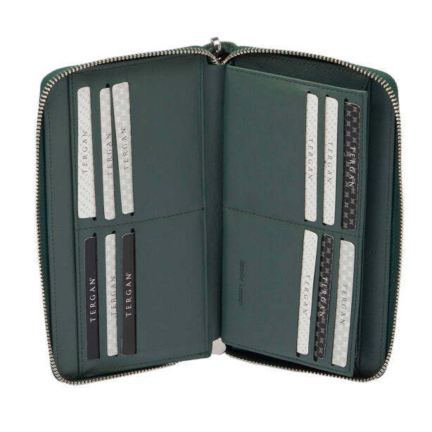 Yeşil Deri Erkek Portföy Çantası - S1PC00001667-J0B - Tergan