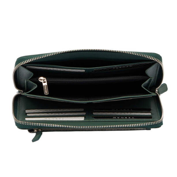 Yeşil Deri Erkek Portföy Çantası - S1PC00001667-J0B - Tergan