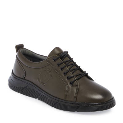  Yeşil Deri Erkek Sneaker - E24S1AY57007-H48 - 1