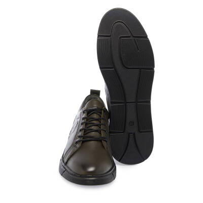  Yeşil Deri Erkek Sneaker - E24S1AY57007-H48 - 4