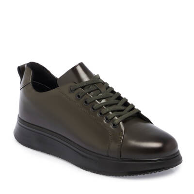  Yeşil Deri Erkek Sneaker - E24S1AY57101-H48 - 1