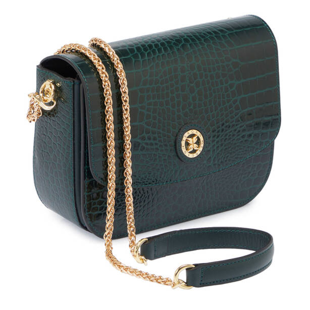 Yeşil Deri Kadın Çapraz Askılı Çanta - S24K1BC79933-K5I - 2