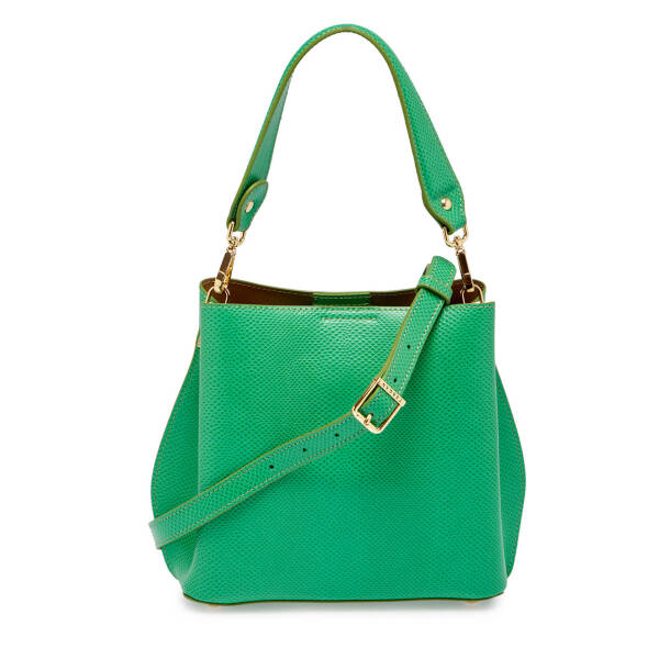 Yeşil Deri Kadın Çapraz Askılı Çanta - S24K1BC80285-J25 - 3