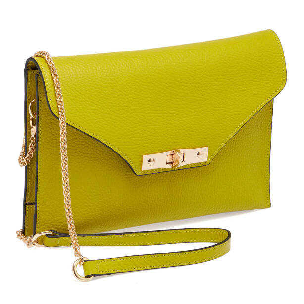 Yeşil Deri Kadın Çapraz Askılı Çanta - S24Y1BC79475-T7A - 2