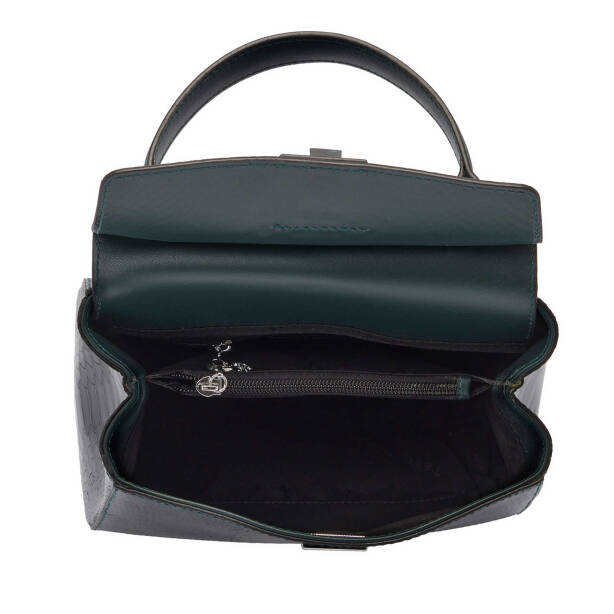 Yeşil Deri Kadın Çapraz Askılı Çanta - S24Y1BC79481-U6C - 4